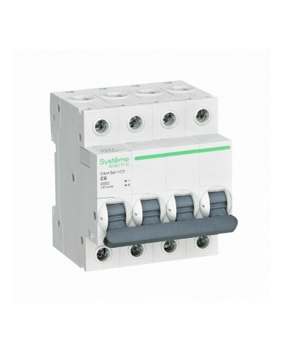 City9 Set 4P 6А 4.5kA С (C9F34406). Автоматический выключатель. Systeme Electric в Салавате