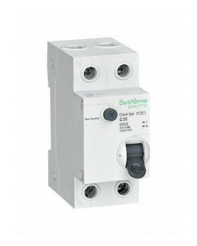 City9 Set 1P+N С 25А 4.5kA 30мА A 230В (C9D55625). Автоматический выключатель дифференциального тока. Systeme Electric в Салавате
