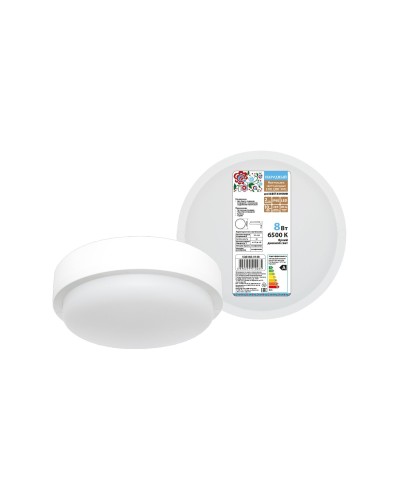 ДПП 3901 8Вт 6500К IP65 белый круг (SQ0366-0148). Светодиодный светильник LED. TDM ЕLECTRIC в Салавате