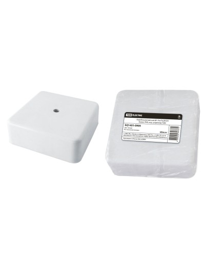 Коробка КР 75х75х28 ОП белая, IP40 (SQ1401-0905). Распаячная коробка. TDM ЕLECTRIC в Салавате