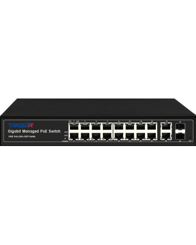 TR-NS24202S-300-16PoE. Коммутатор с PoE. Trassir в Салавате