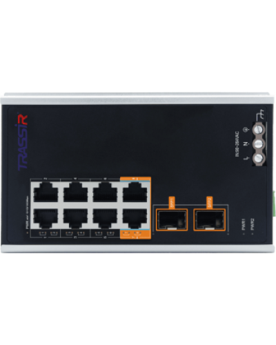 TR-NS15102S-130-8POE. Коммутатор с PoE. Trassir в Салавате
