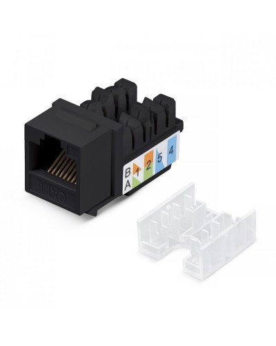 WR-KJ-RJ45-C5E-90-SW-BK. Вставка Keystone Jack RJ-45. WRLine в Салавате