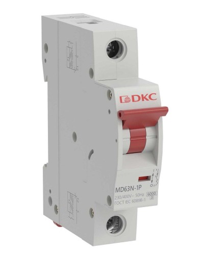 YON max MD63N 1P 50А 6кА C (MD63N-1PC50). Автоматический выключатель. ДКС в Салавате