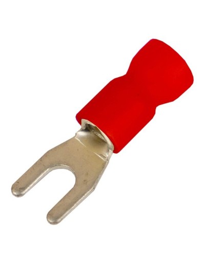 Наконечник вилочный НВИ 0,25-1,5 М4 (D4,3мм) (100 шт) (2A14P-EE-PVC). Наконечник вилочный с изолированным фланцем ПВХ. ДКС в Салавате