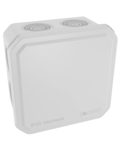 Коробка ответвительная с кабельными вводами IP55, 100х100х50 (53800). Коробка ответвительная. ДКС в Салавате