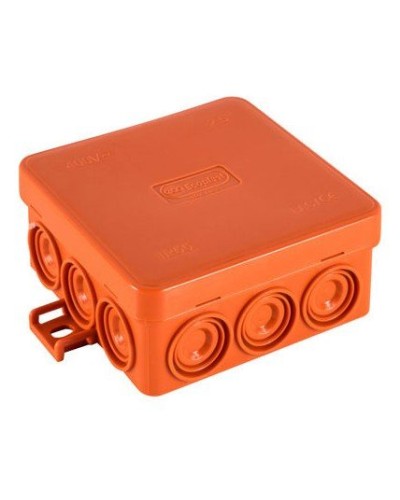 Коробка JBL085 85х85х38, 12 вых., 6P (0,15...2,5мм²) (43255HF): Коробка монтажная, огнестойкая, без галогена в Салавате