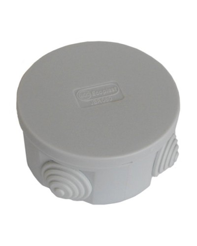 Коробка JBR080 D=80х40, 4 вых., IP44, серая (44005). Коробка монтажная. Экопласт в Салавате