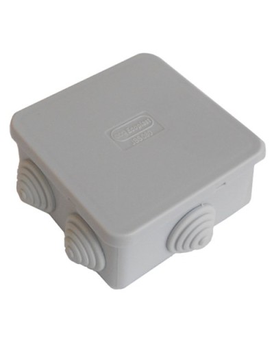 Коробка JBS080 85х85х40, 6 вых, IP44, серая (44006). Коробка монтажная. Экопласт в Салавате