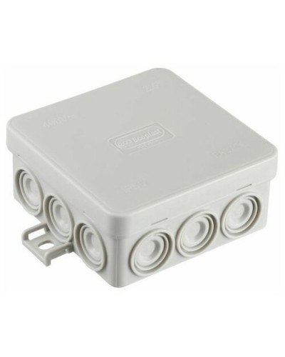 Коробка JBL085 85х85х38, 12 вых., 2P (0,15...4мм²) серая (43455HF-GR). Коробка монтажная, огнестойкая, без галогена. Экопласт в Салавате