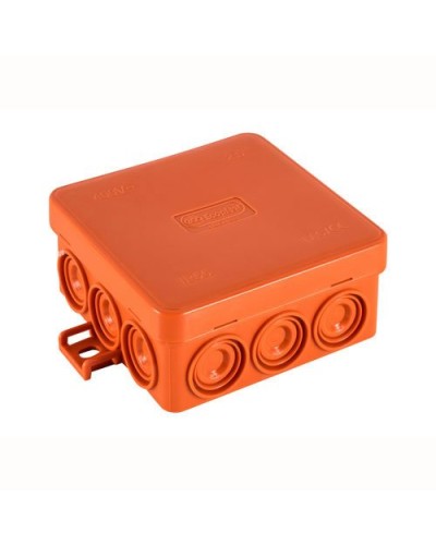 Коробка JBL085 85х85х38, 12 вых., 9P (0,15...2,5мм²) (43265HF). Коробка монтажная, огнестойкая, без галогена. Экопласт в Салавате