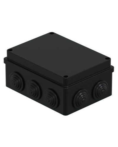 Коробка JBS150 150х110х70, 10 вых., IP55, черная (44009BL-1). Коробка монтажная. Экопласт в Салавате