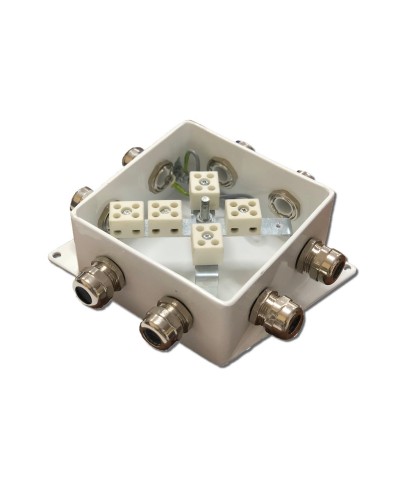 КМ-О (10к*6,0)-IP66-120х120, четыре ввода. Коробка монтажная огнестойкая. Гефест в Салавате