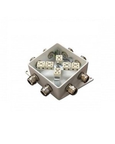 КМ-О (12к*10,0)-IP66-120х120, шесть вводов: Коробка монтажная огнестойкая в Салавате