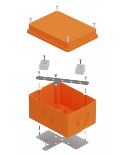 Коробка огнестойкая 150х110х90 E15-E120 для о/п (40-0351-FR10.0-4). Коробка огнестойкая для открытой установки. Промрукав в Салавате