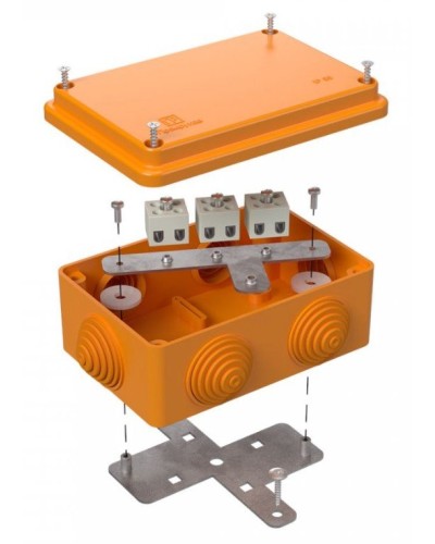 Коробка огнестойкая 120х80х50 (40-0340-FR1.5-6). Коробка огнестойкая для открытой установки. Промрукав в Салавате