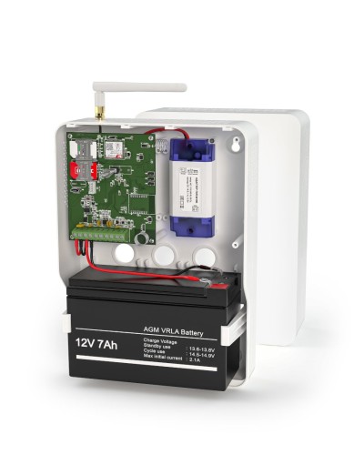 Контакт GSM-14А v.3 (в корпусе под АКБ 1,2-7 Ач с БРП 12V 1А). Панель охранная радиоканальная. Ритм в Салавате